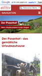 Mobile Screenshot of poserhof.at